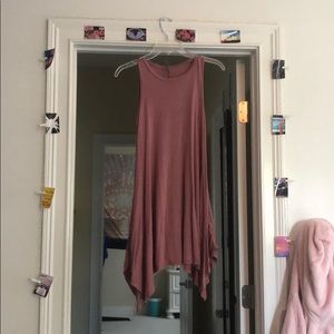 Blush pink dress with pockets